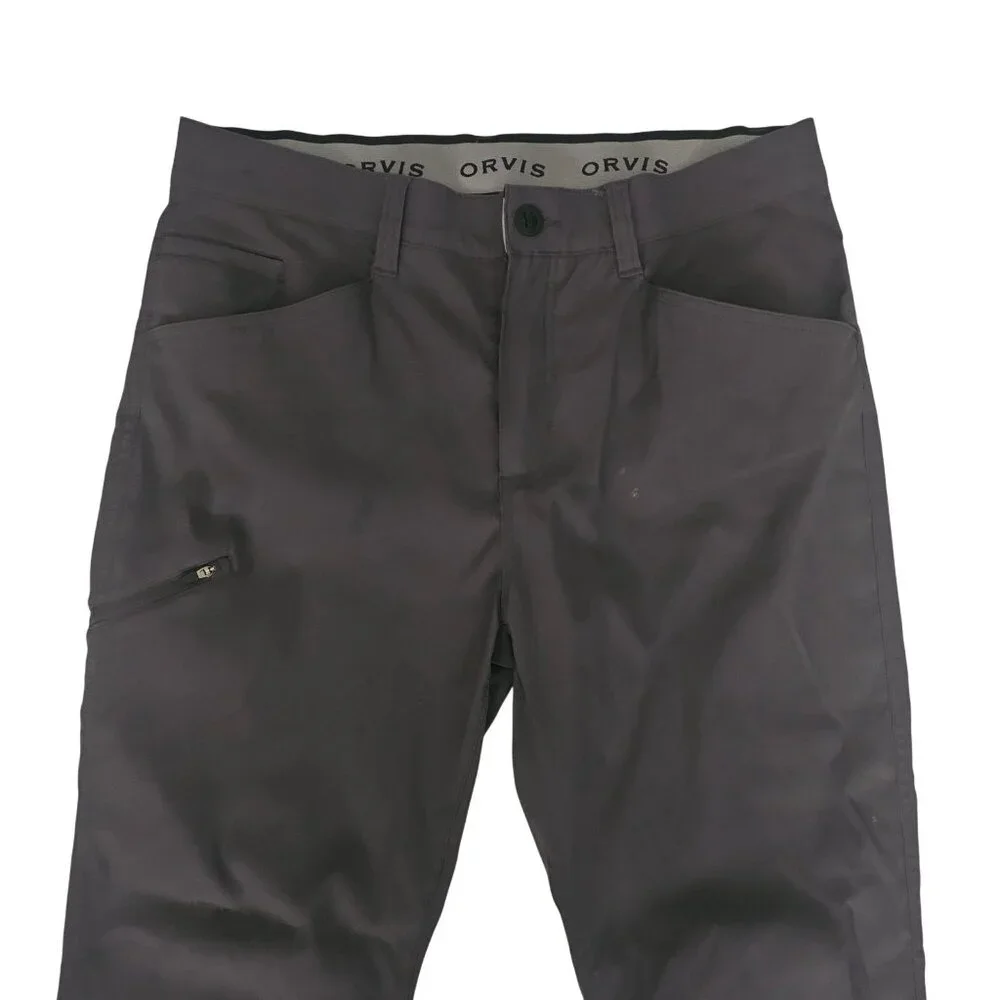 Orvis Classic Collection Lightweight 5 Pocket Trek Pant, Forged Iron Men's 36X32